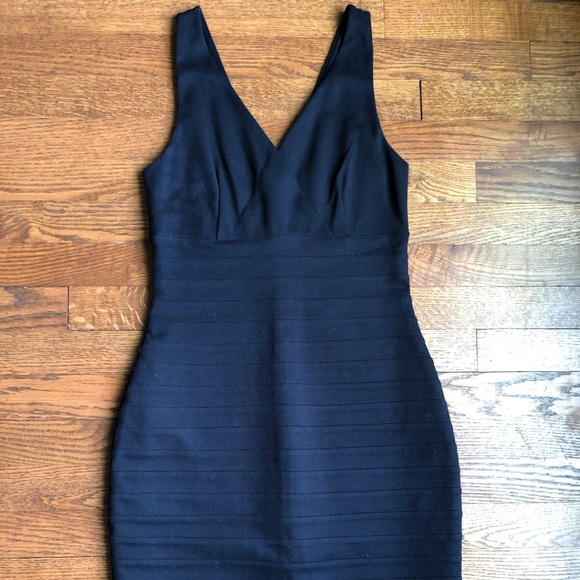 Express Small Sleeveless Cocktail Little Black Dress - Picture 2 of 5